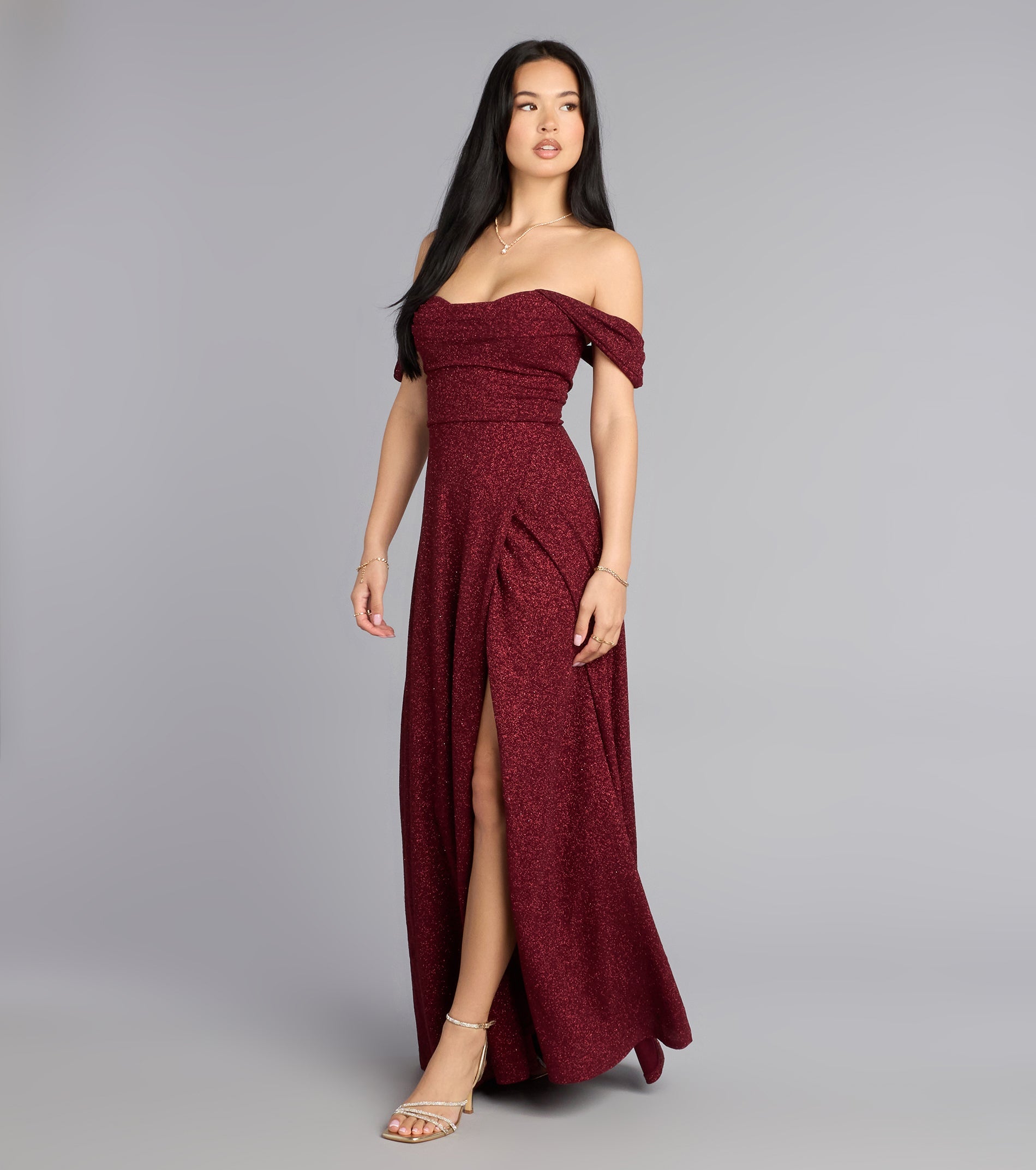 Hope Glitter A-Line Formal Dress