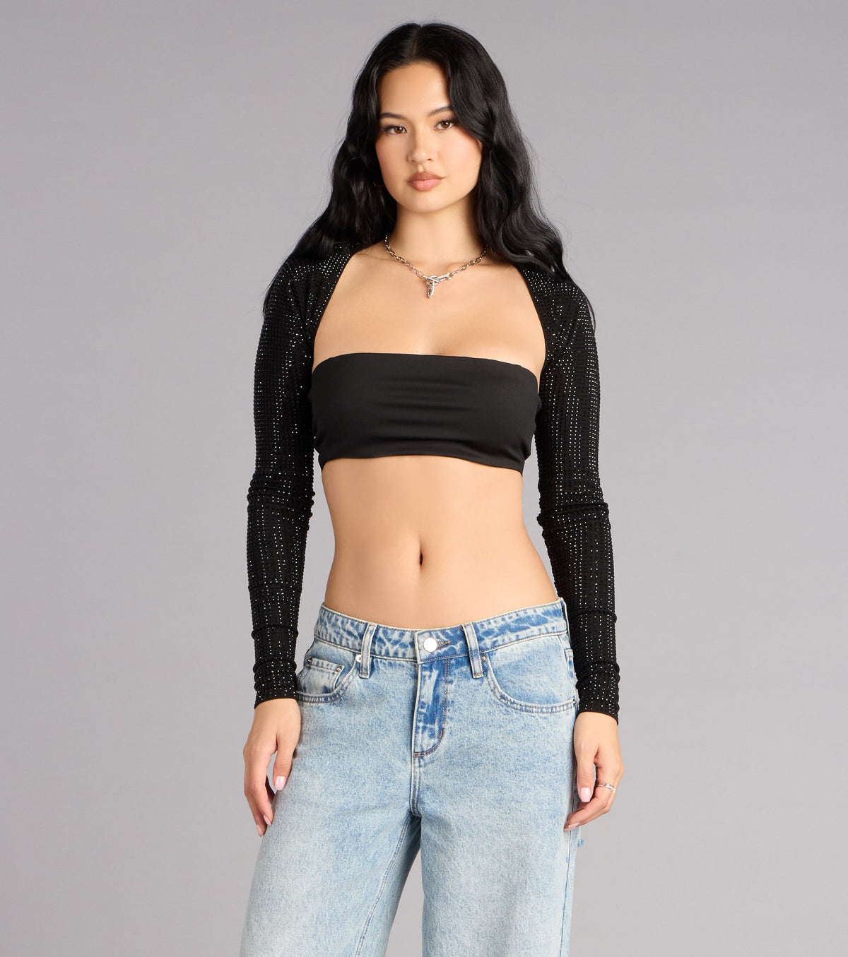 Glow Girl Rhinestone Bolero